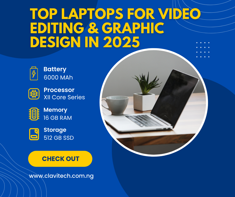 Top Laptops for Video Editing & Graphic Design in 2025